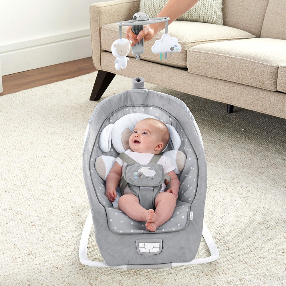 NWT Rocking Seat™ - Cuddle Lamb, Ingenuity Rocking Seat in Cuddle Lamb
